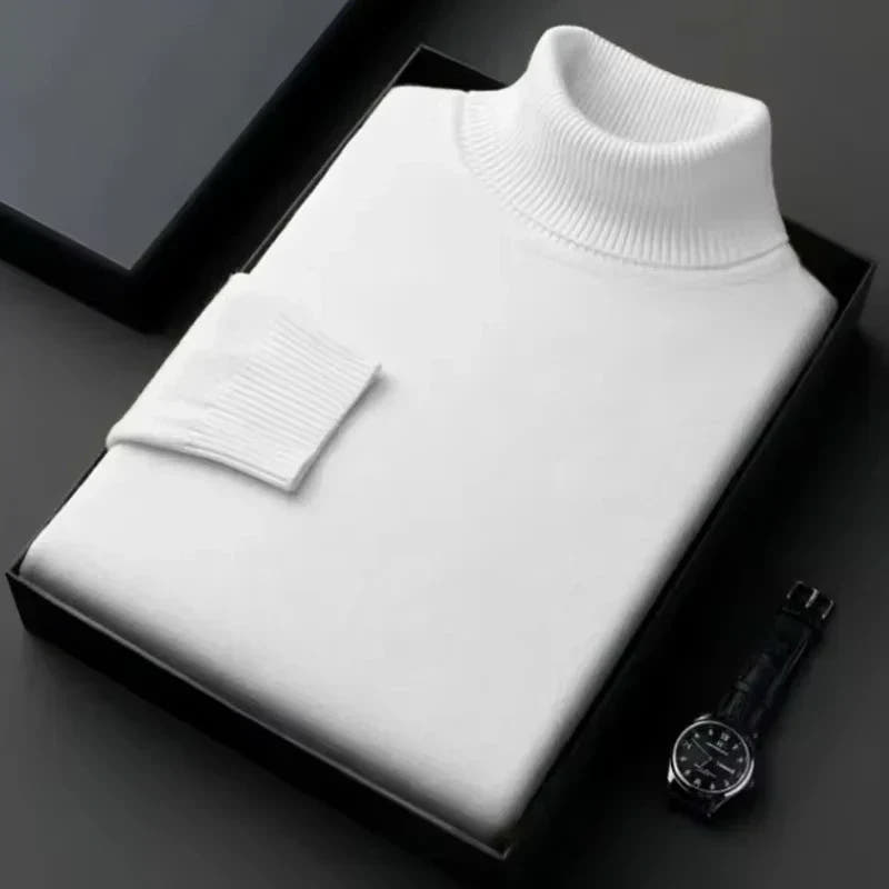 Franco - Cozy Knit Turtleneck Sweater