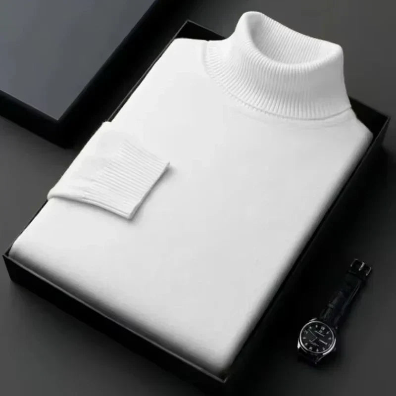 Franco - Cozy Knit Turtleneck Sweater