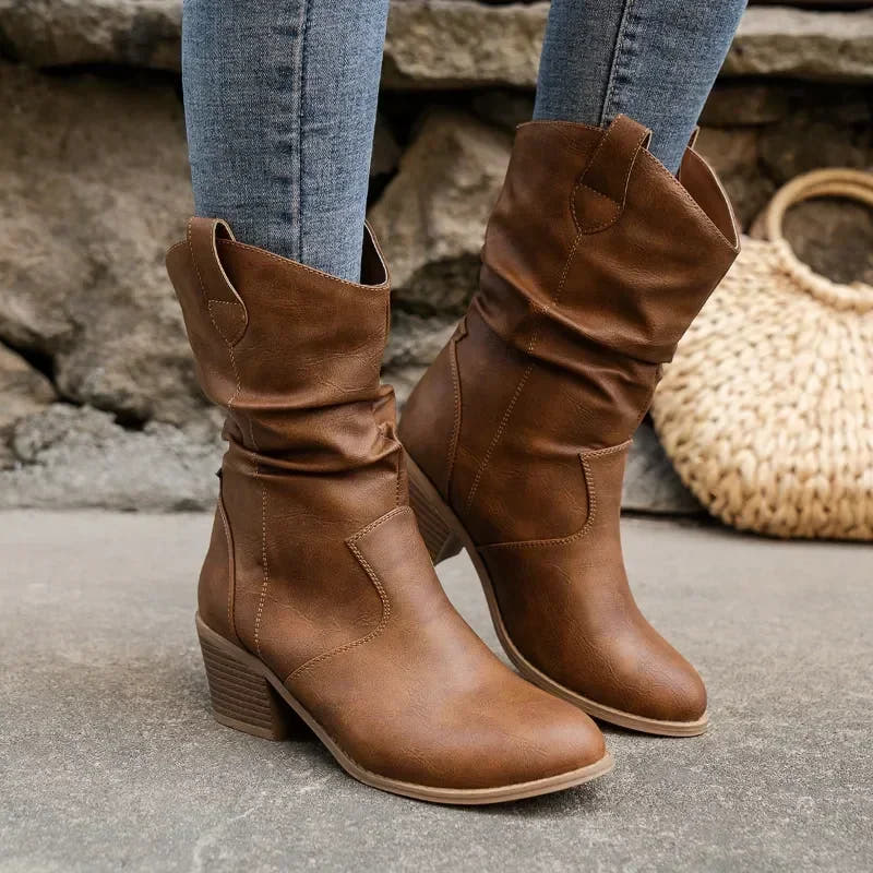 Jordan Classic Mid-Calf Western Boot with Comfort and Style