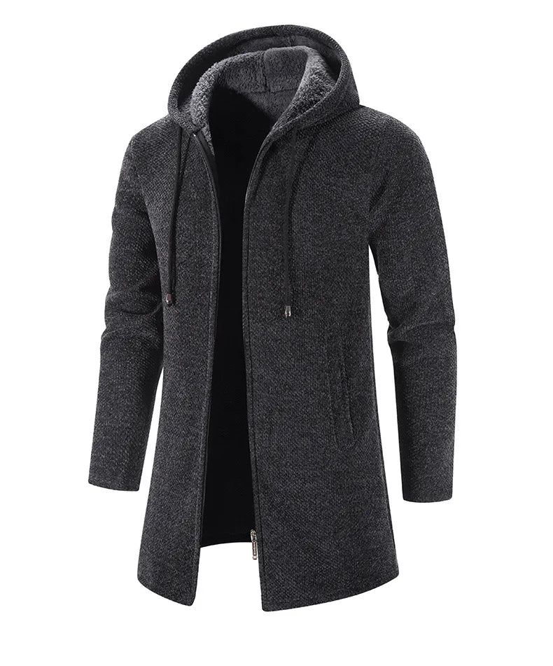 Oliver Warm-Lined Zip Hooded Cardigan
