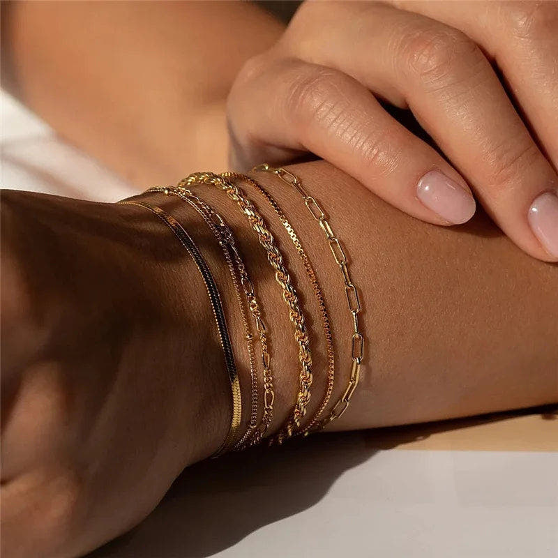 Alyssa | Multi-Layer Bracelet Set for Women for Effortless Elegance