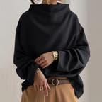 Alaya Loose-Fitting High-Neck Top