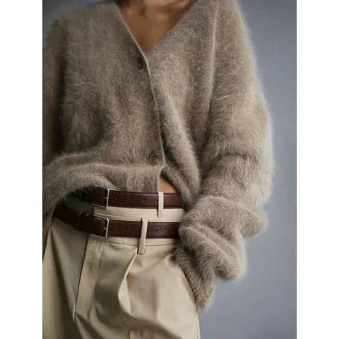Gemma Fluffy Soft-Knit Sweater