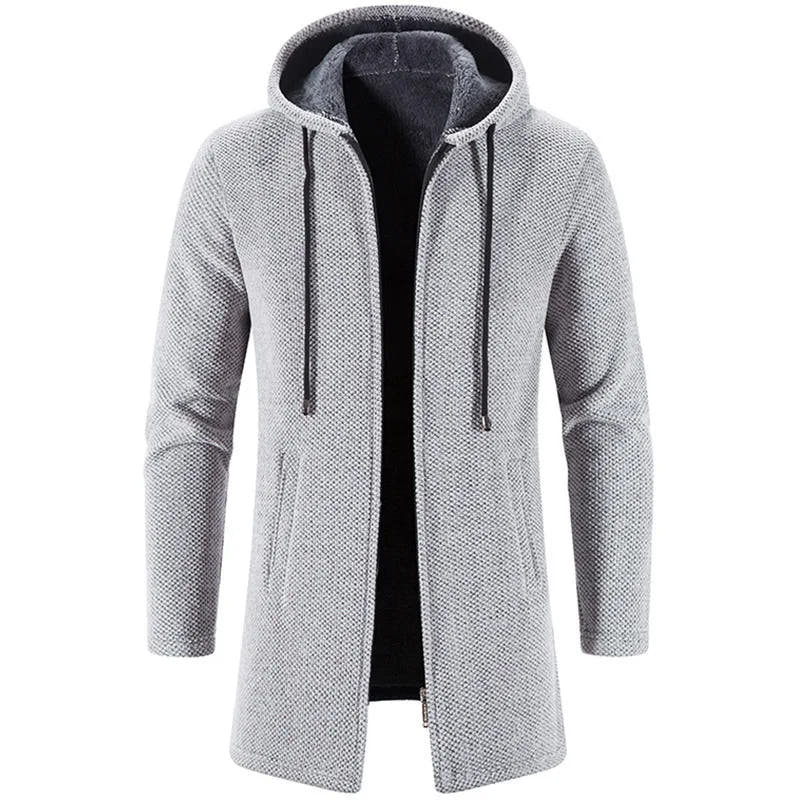 Oliver Warm-Lined Zip Hooded Cardigan