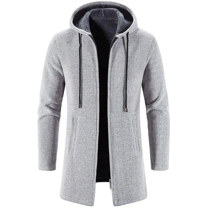 Oliver Warm-Lined Zip Hooded Cardigan
