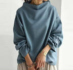 Alaya Loose-Fitting High-Neck Top