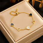 Rebecca | Gold Plated Heart Bracelet for Women for Romantic Elegance
