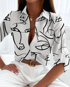 Freya - Stylish Top Featuring Artistic Design