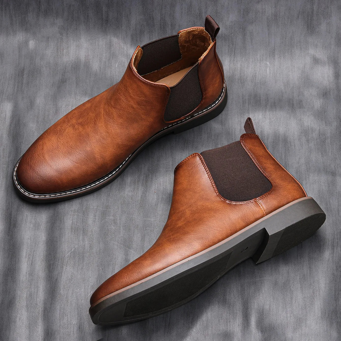 Wayne - Retro Cowhide Boots