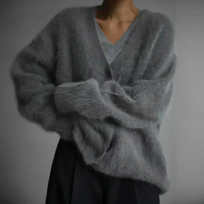 Gemma Fluffy Soft-Knit Sweater