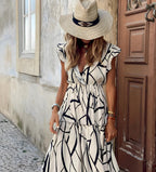 Maddie - Chic Floral Print Dress