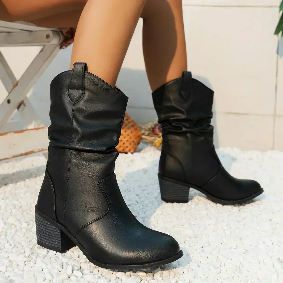 Jordan Classic Mid-Calf Western Boot with Comfort and Style