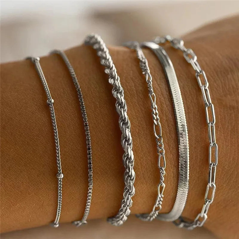 Alyssa | Multi-Layer Bracelet Set for Women for Effortless Elegance