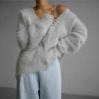 Gemma Fluffy Soft-Knit Sweater