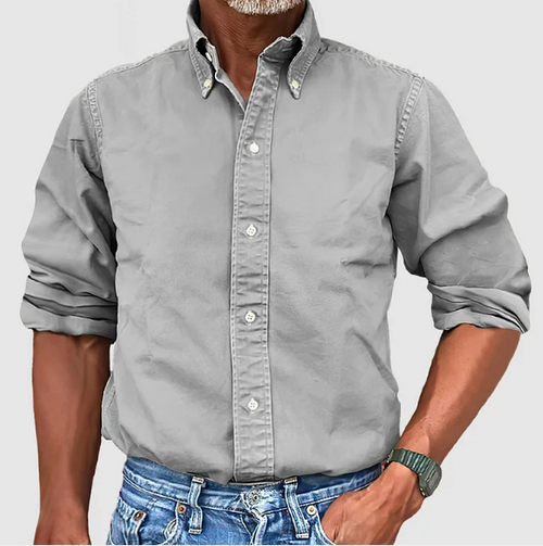 James Long-Sleeve Buttoned Casual Shirt