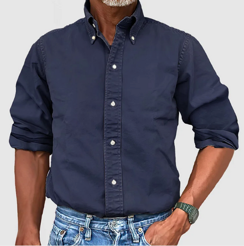 James Long-Sleeve Buttoned Casual Shirt