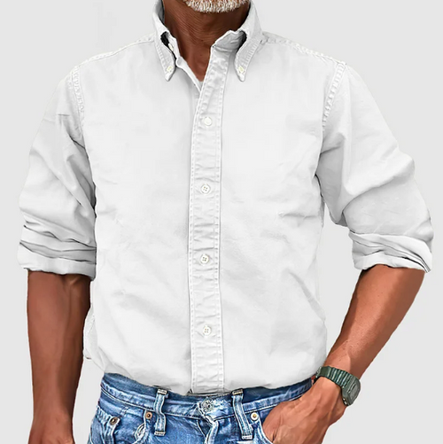 James Long-Sleeve Buttoned Casual Shirt