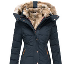 Bella - Cozy Winter Coat with Fur Interior