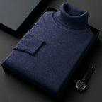 Franco - Cozy Knit Turtleneck Sweater