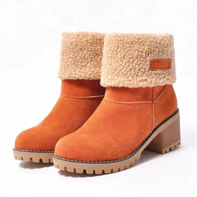 Harper Mid-Calf Wool Boot with Comfort and Stability