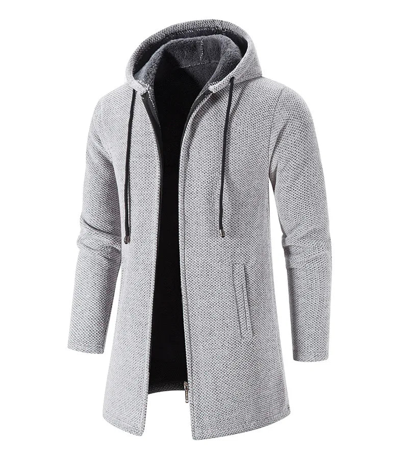 Oliver Warm-Lined Zip Hooded Cardigan