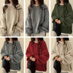 Chenoa Relaxed Ribbed Casual Sweater