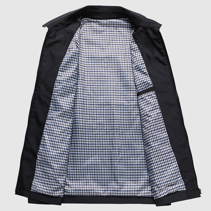 Sean- Solid Color Loose Lapel Jacket