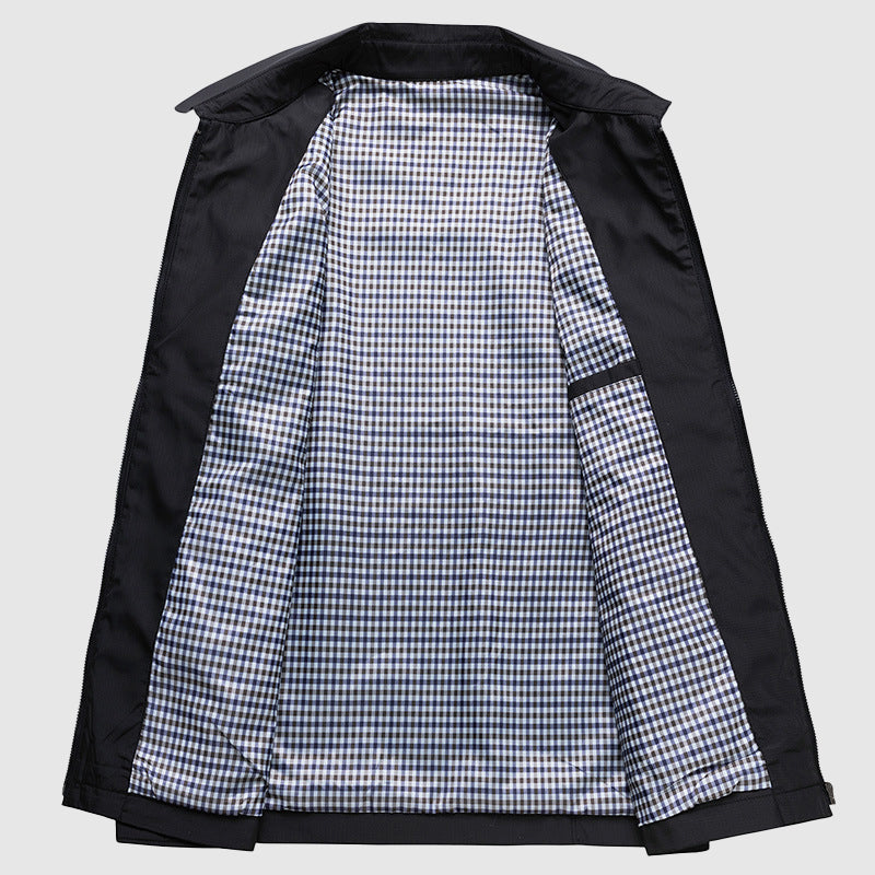 Sean- Solid Color Loose Lapel Jacket