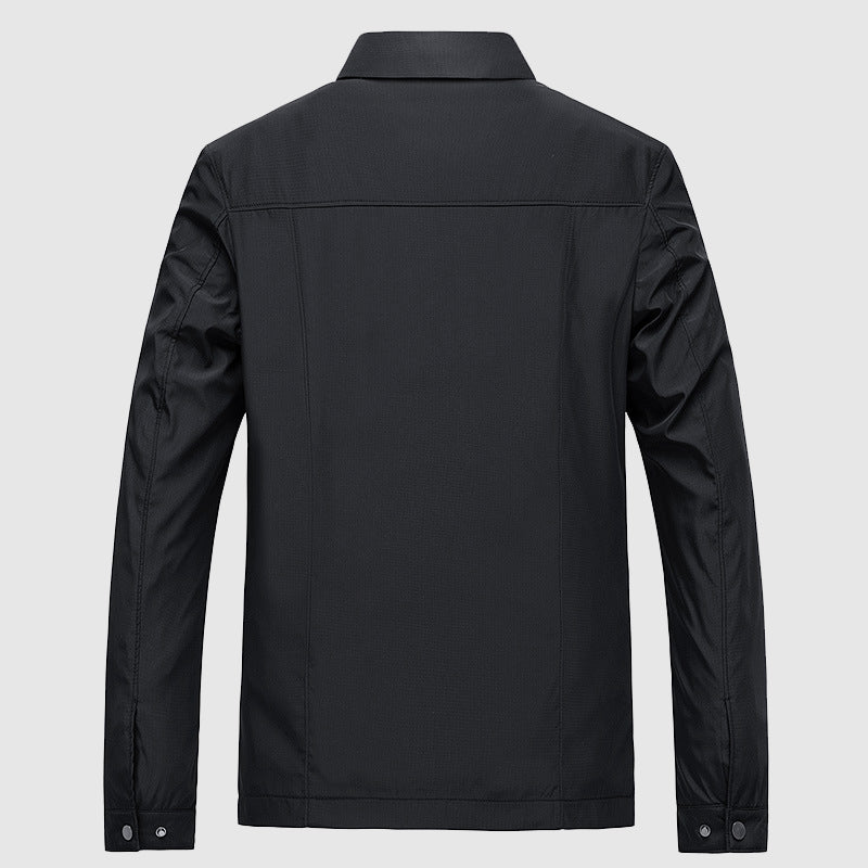 Sean- Solid Color Loose Lapel Jacket
