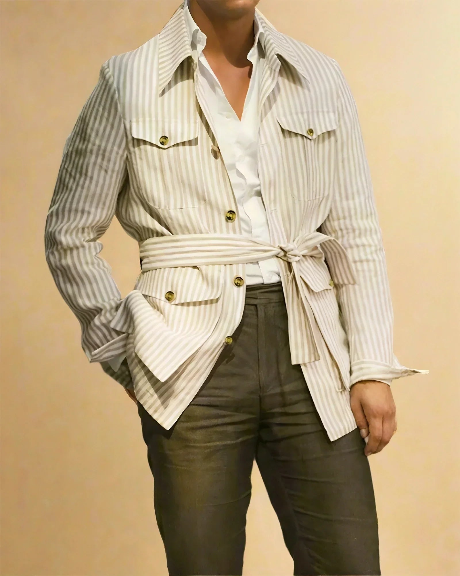MARENO BELTED VEST