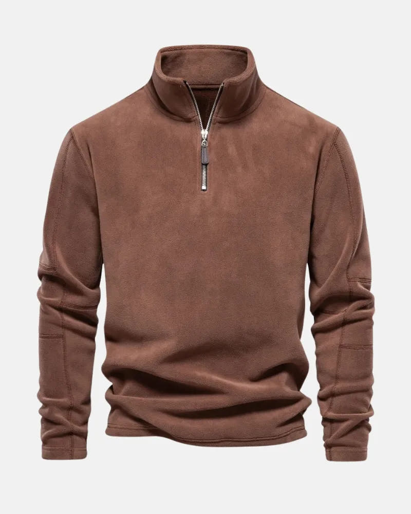 Ken - Thick Fleece Half-Zip Sweater