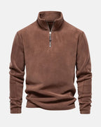 Ken - Thick Fleece Half-Zip Sweater