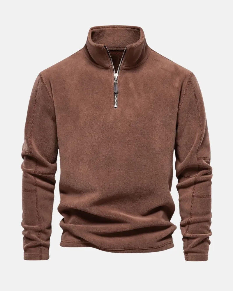 Ken - Thick Fleece Half-Zip Sweater