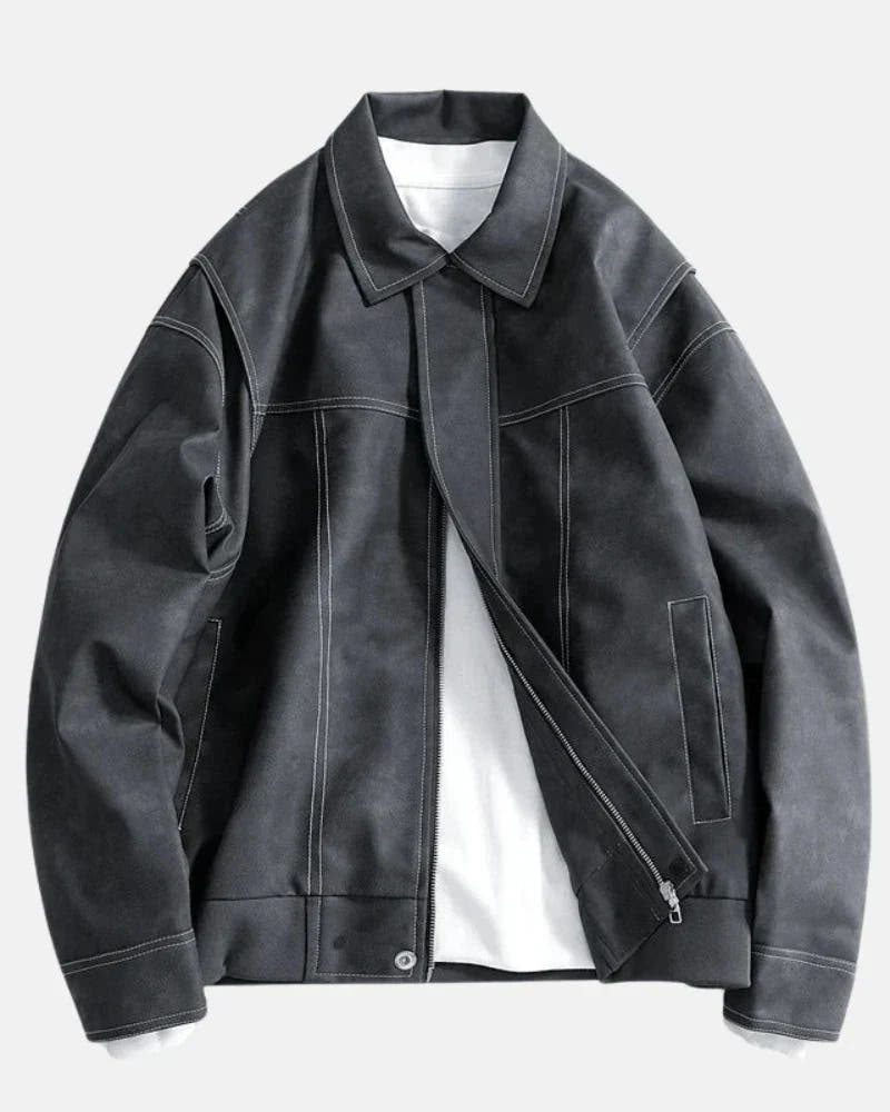Duncan - Retro PU Jacket
