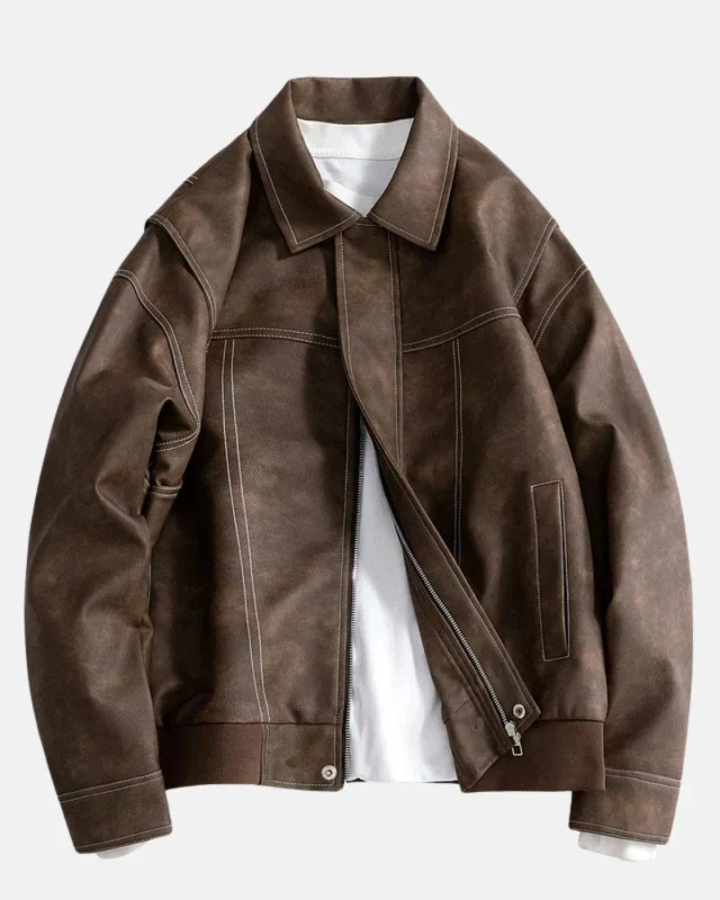 Duncan - Retro PU Jacket