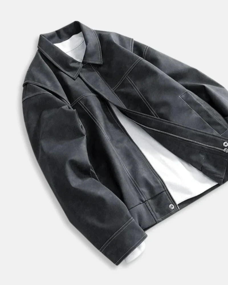 Duncan - Retro PU Jacket