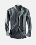 Kenji - Casual Stand Collar Shirt