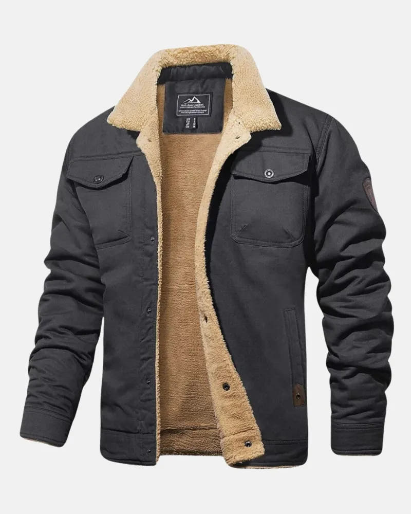 Arben Cozy Fleece Bomber Jacket