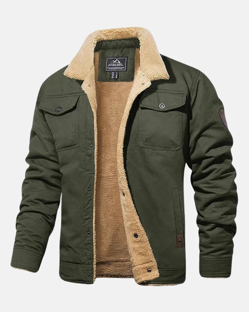Arben Cozy Fleece Bomber Jacket