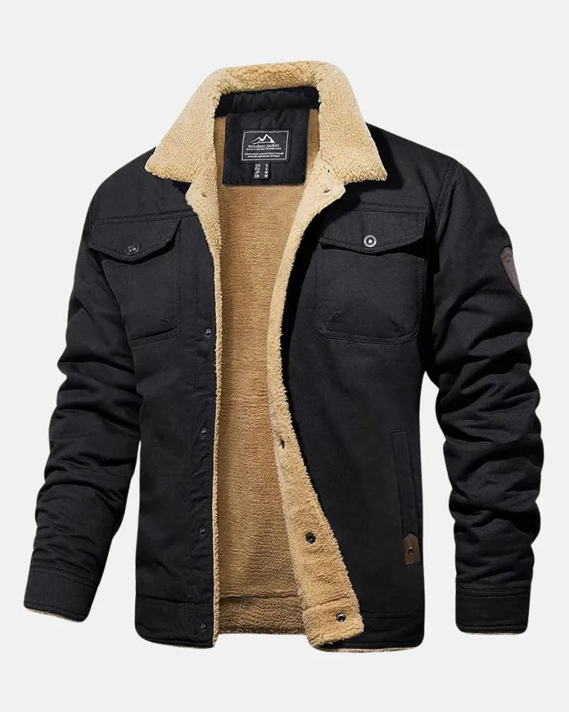 Arben Cozy Fleece Bomber Jacket