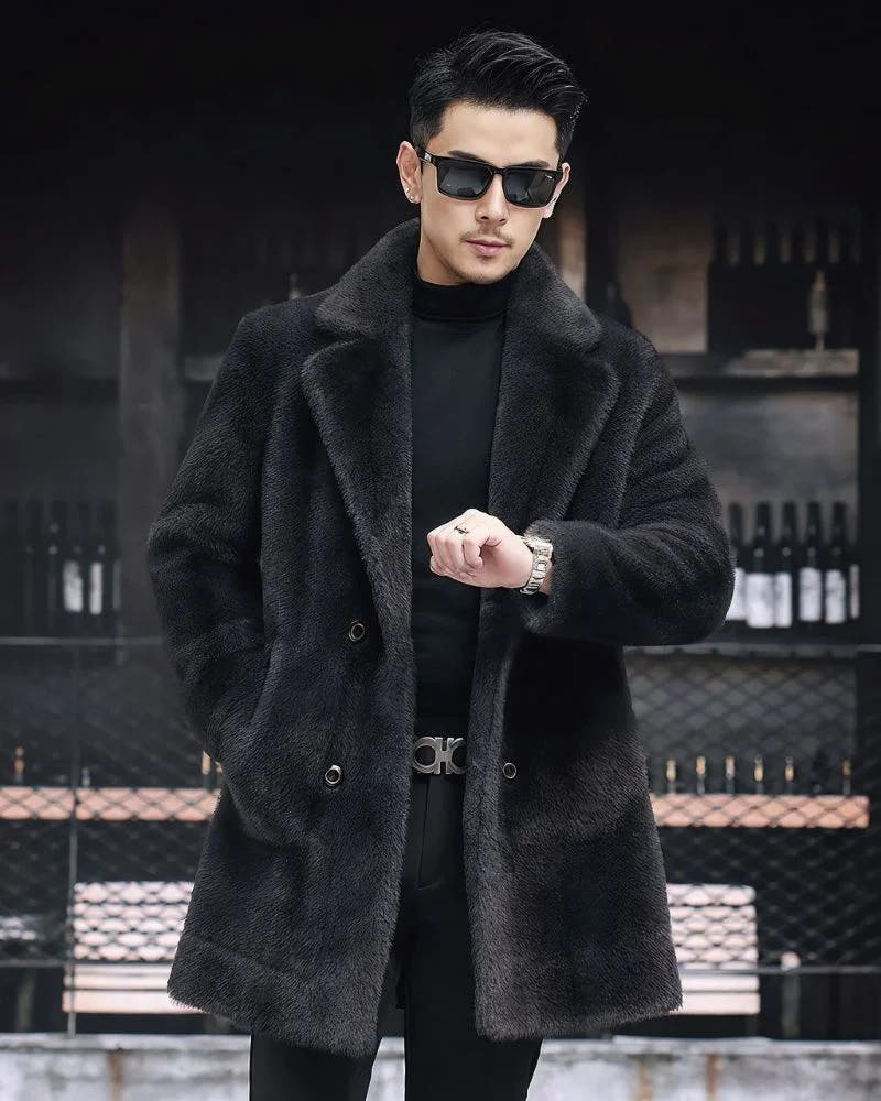 Ron - Soft Fur Warm Coat