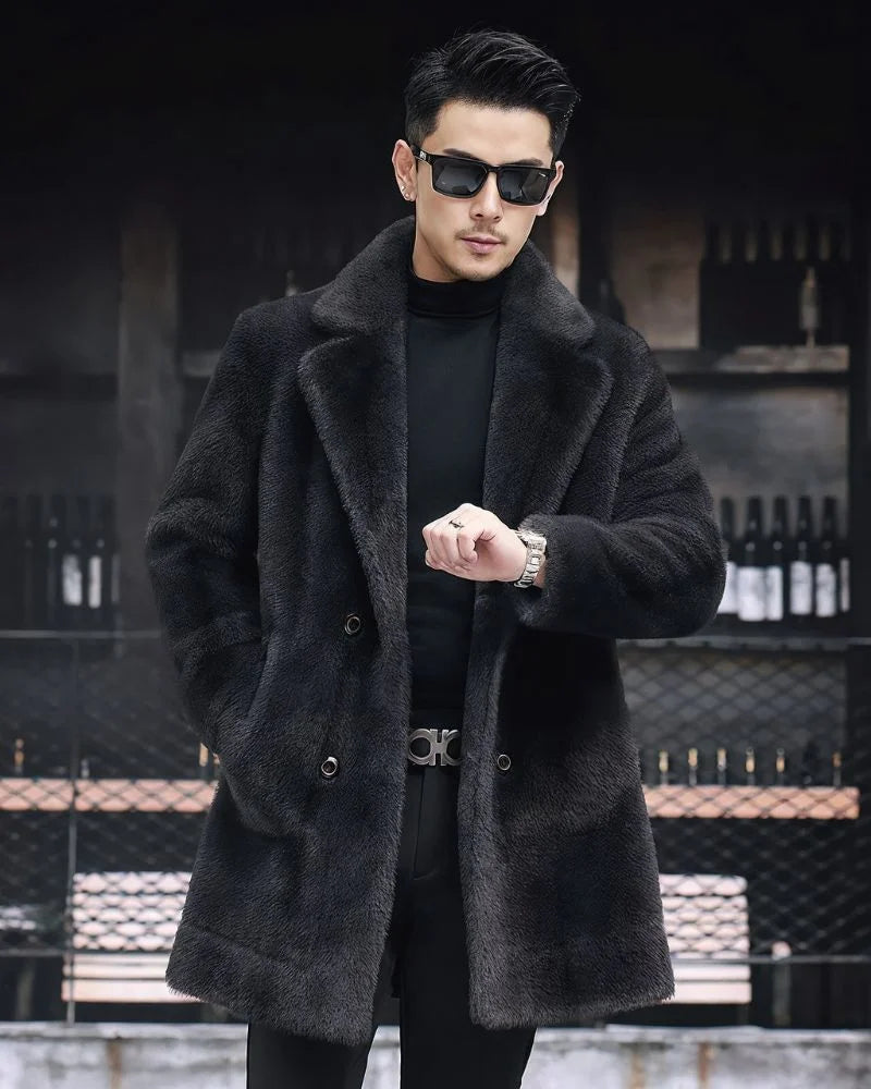 Ron - Soft Fur Warm Coat