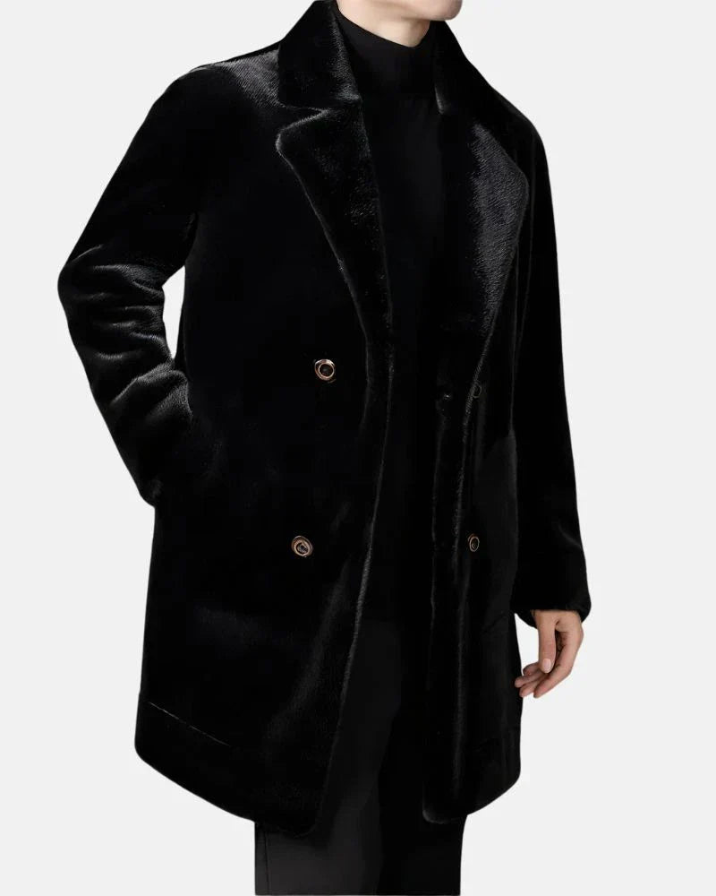 Ron - Soft Fur Warm Coat