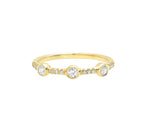 Tahlia | Vintage Gold Zirconia Ring for Women for Flawless Elegance