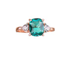 Aimee | Green Zirconia Gold Ring for Women for Luxurious Charm