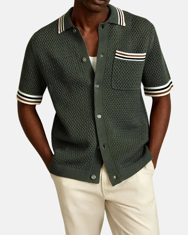 Martin - Breathable Knitted Shirt