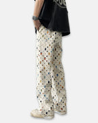 Rowan - Plaid Ripped Trousers