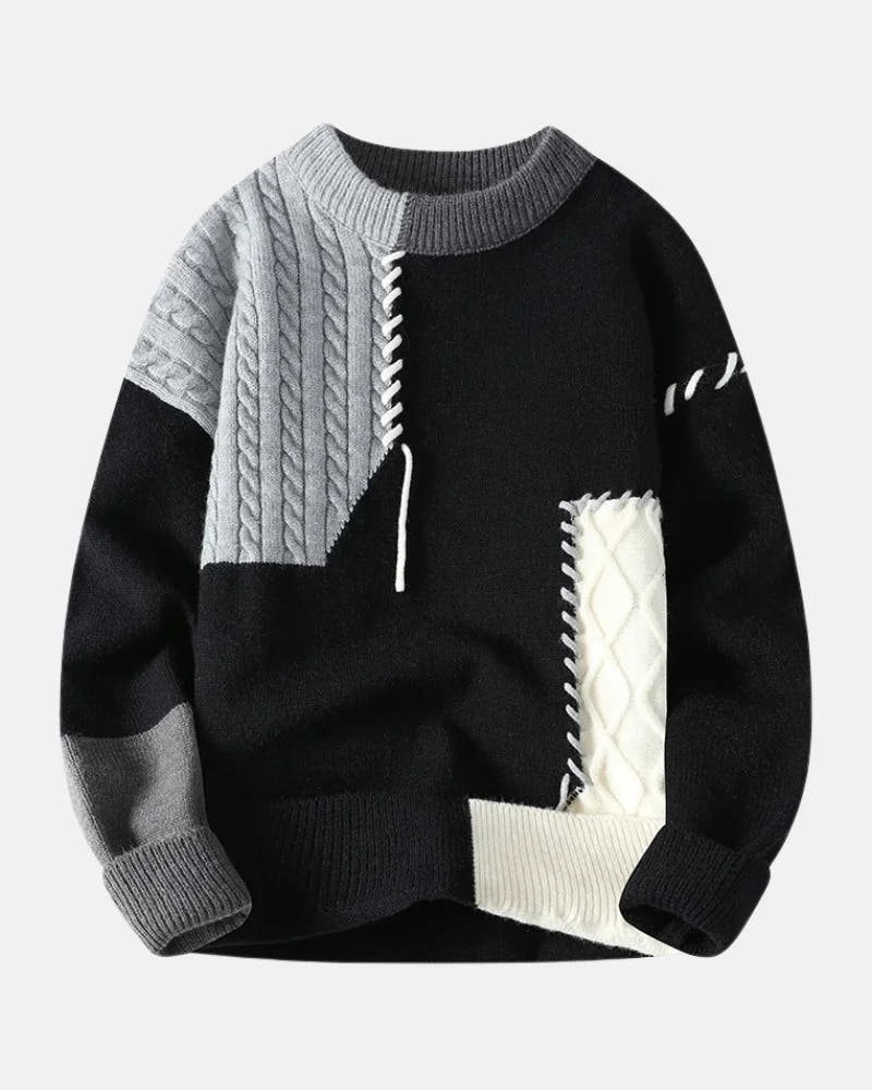 Cormac- Colorblock Pullover Sweater