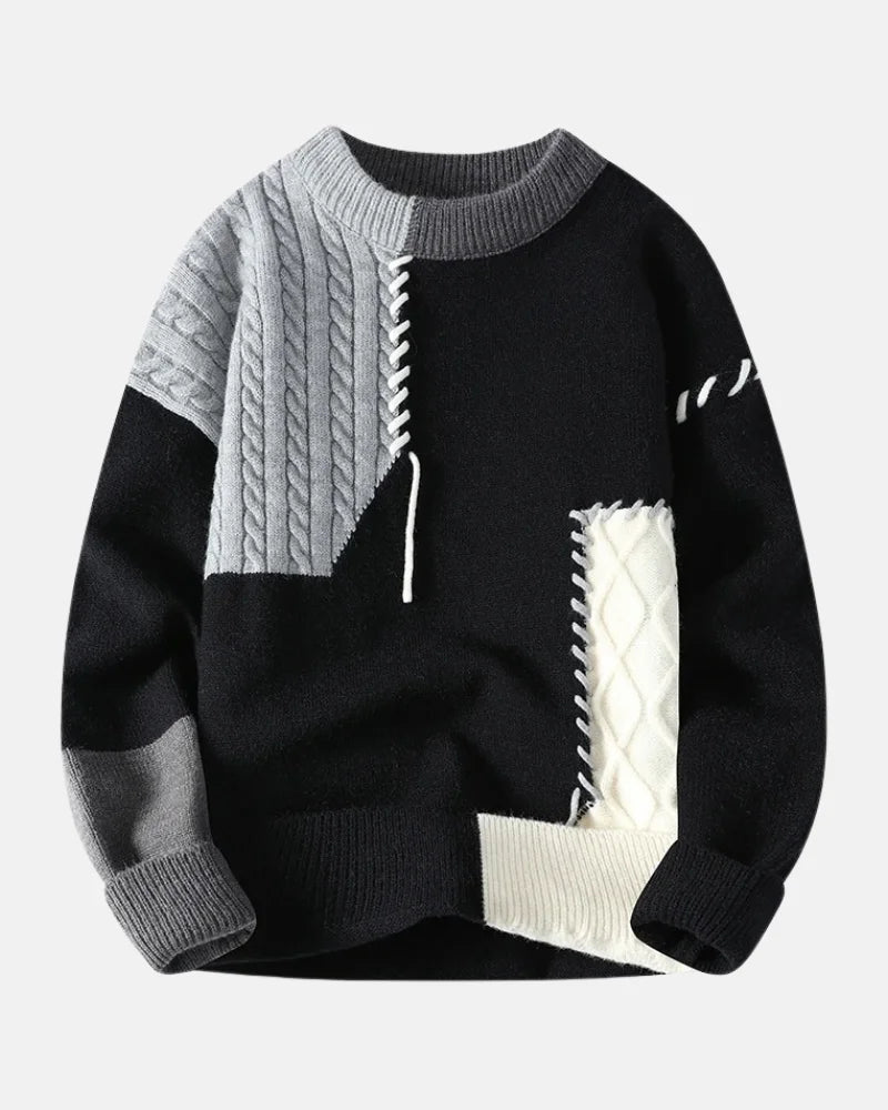 Cormac- Colorblock Pullover Sweater