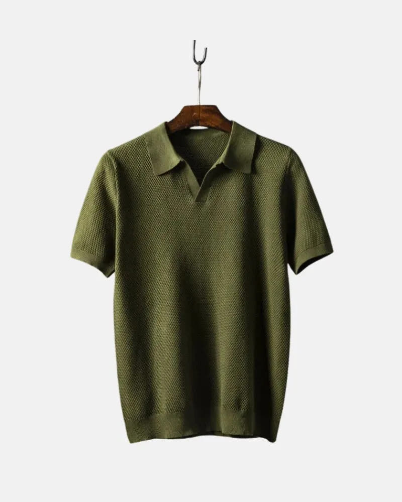 Orion - Lapel Short Sleeve Top